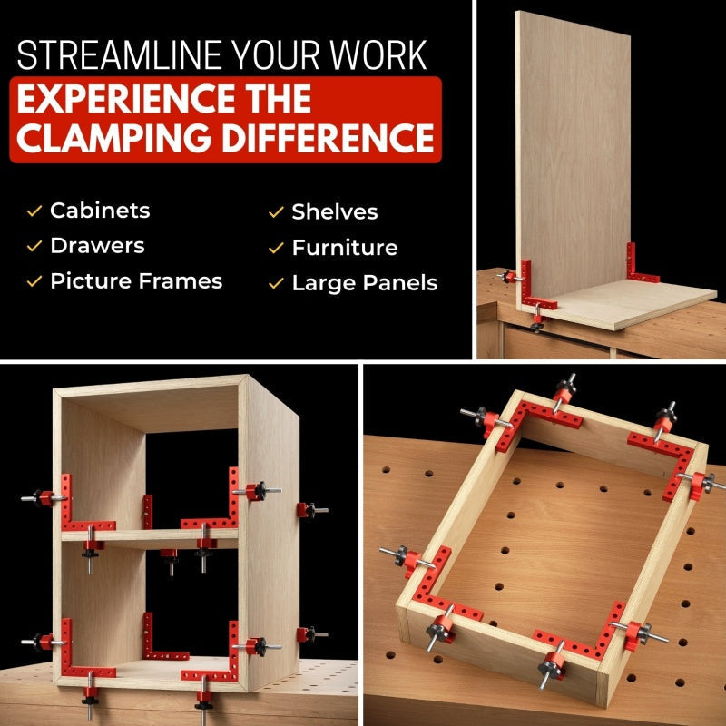 🎁2026 New Arrivals 48% OFF💥90-Degree Positioning Squares Right Angle Clamps Kit