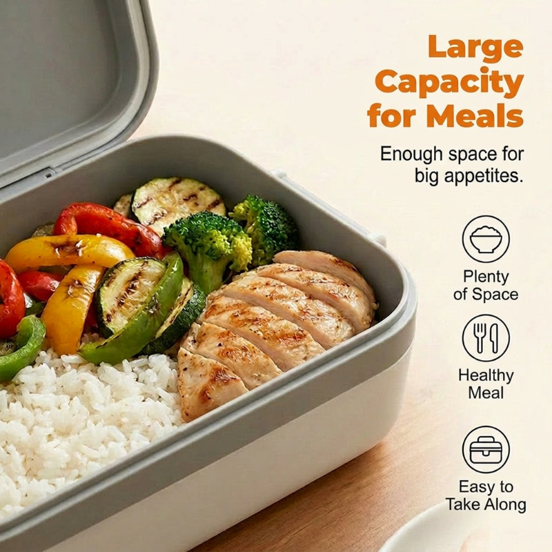 📢📢40% OFF !! ⏰Portable Self-Heating Electric Lunch Box