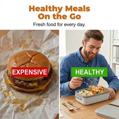 📢📢40% OFF !! ⏰Portable Self-Heating Electric Lunch Box