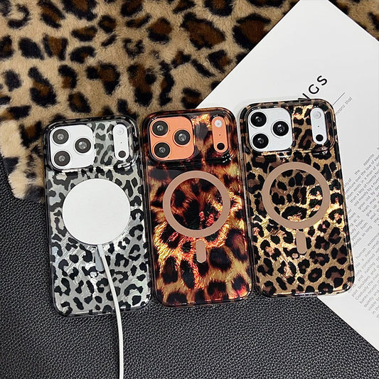 📢📢42% OFF !! ⏰Magnetic Leopard Print Phone Case