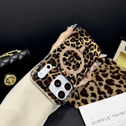 📢📢42% OFF !! ⏰Magnetic Leopard Print Phone Case