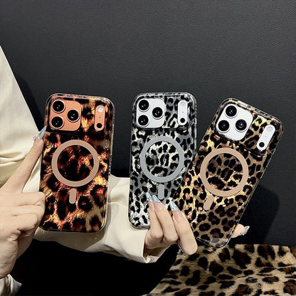 📢📢42% OFF !! ⏰Magnetic Leopard Print Phone Case