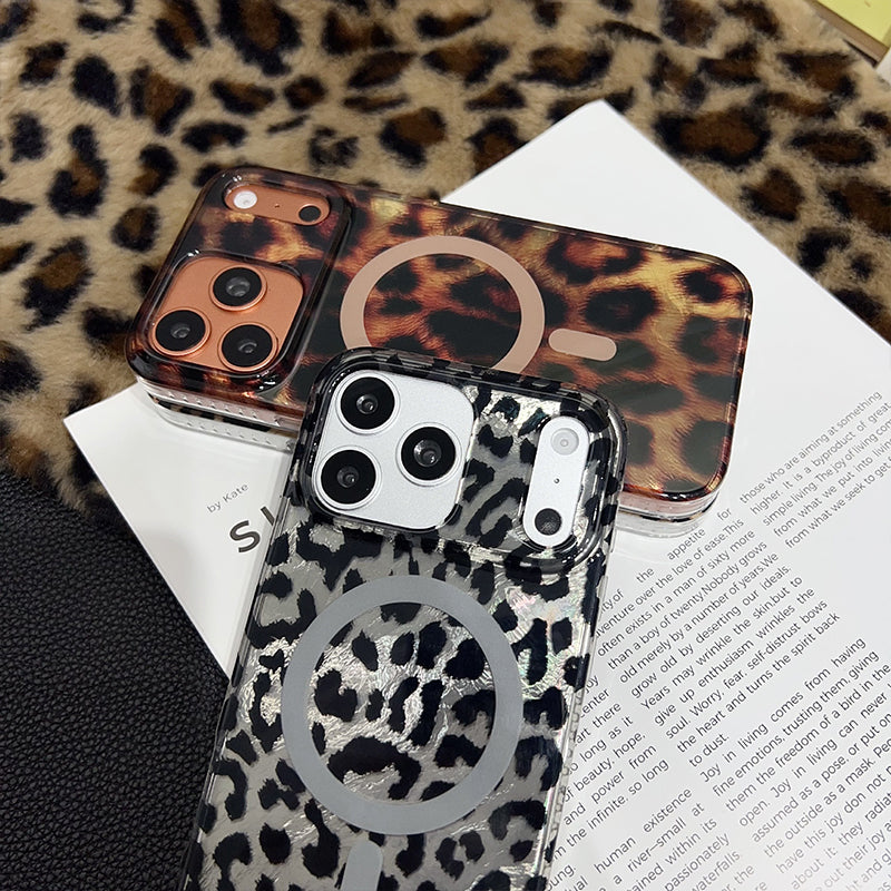 📢📢42% OFF !! ⏰Magnetic Leopard Print Phone Case