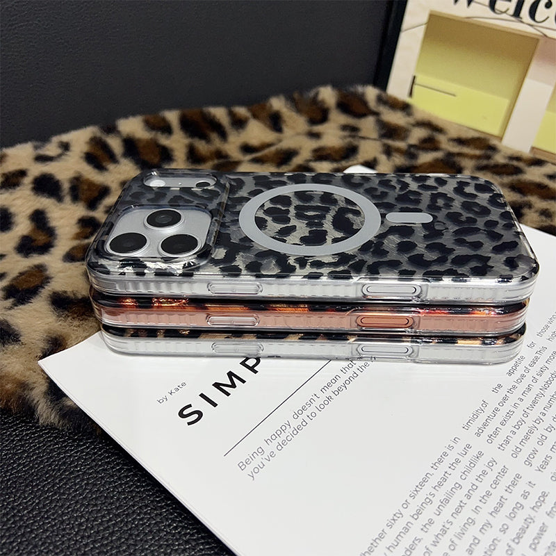 📢📢42% OFF !! ⏰Magnetic Leopard Print Phone Case