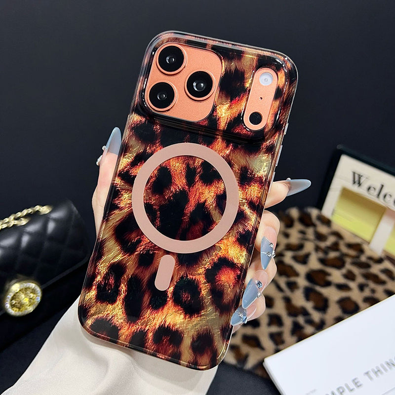 📢📢42% OFF !! ⏰Magnetic Leopard Print Phone Case