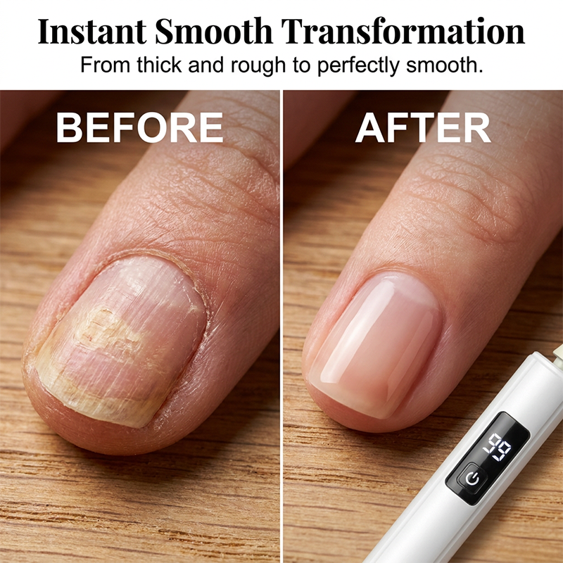 🥳2026 HOT SALE🥳💞30K+ SOLD!💅✨Professional Electric Nail Polisher – Smooths thick nails, 99-speed display. Multiple heads for shaping & buffing. Salon at home! 🌟💎
