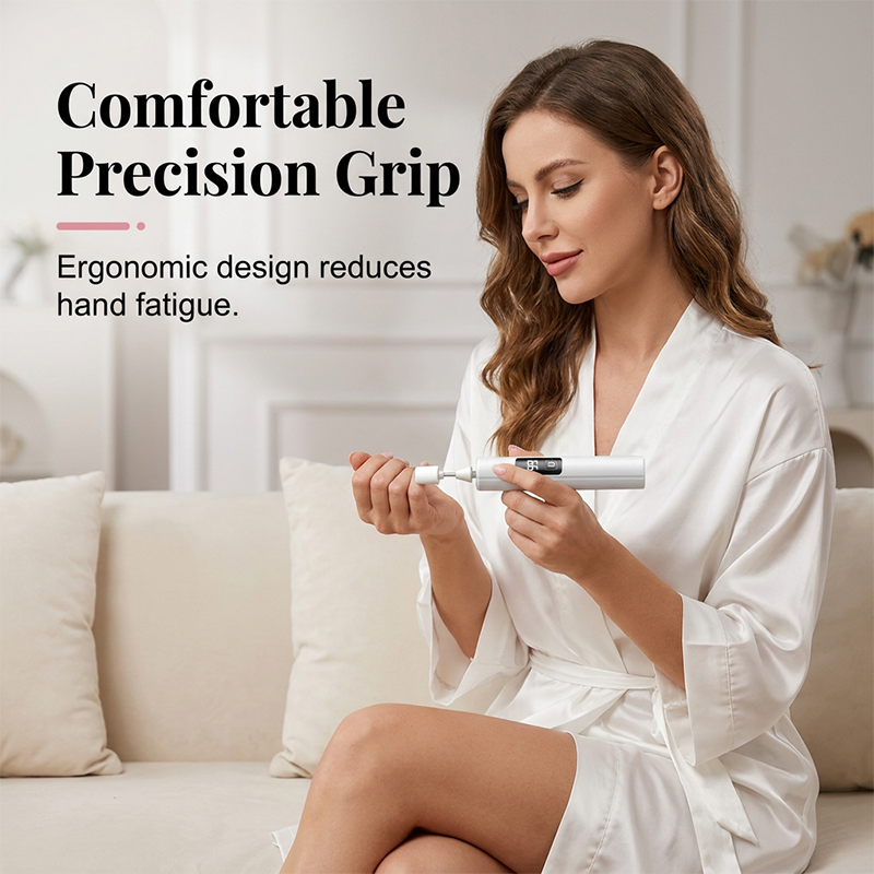 🥳2026 HOT SALE🥳💞30K+ SOLD!💅✨Professional Electric Nail Polisher – Smooths thick nails, 99-speed display. Multiple heads for shaping & buffing. Salon at home! 🌟💎