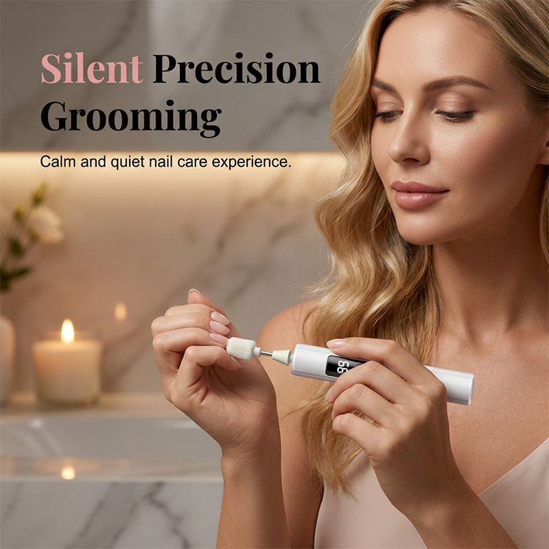 🥳2026 HOT SALE🥳💞30K+ SOLD!💅✨Professional Electric Nail Polisher – Smooths thick nails, 99-speed display. Multiple heads for shaping & buffing. Salon at home! 🌟💎