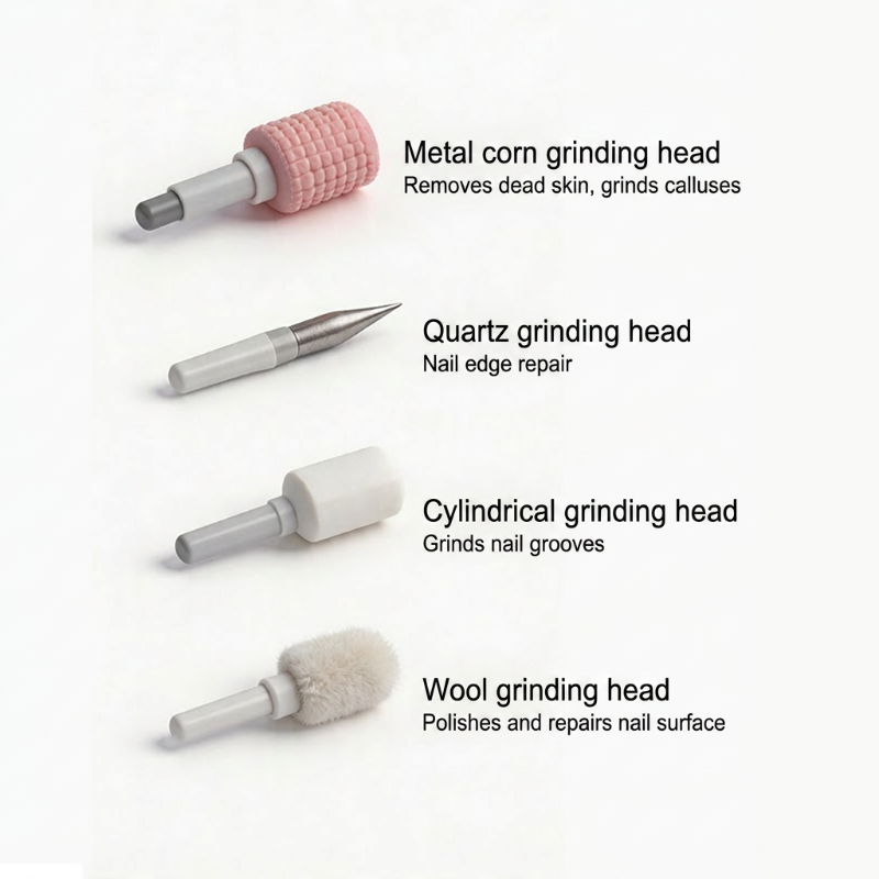 🥳2026 HOT SALE🥳💞30K+ SOLD!💅✨Professional Electric Nail Polisher – Smooths thick nails, 99-speed display. Multiple heads for shaping & buffing. Salon at home! 🌟💎
