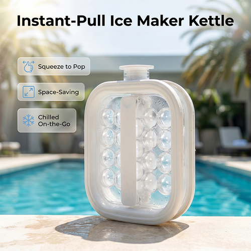 🔥Portable Silicone Ice Ball Maker Kettle