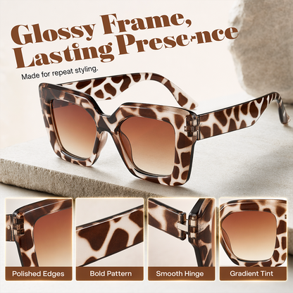 📢📢46% OFF !! ⏰Statement Square Sunglasses