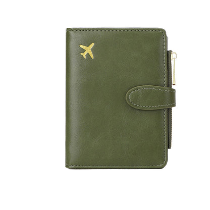 Multi-functional RFID Blocking Travel Passport Wallet