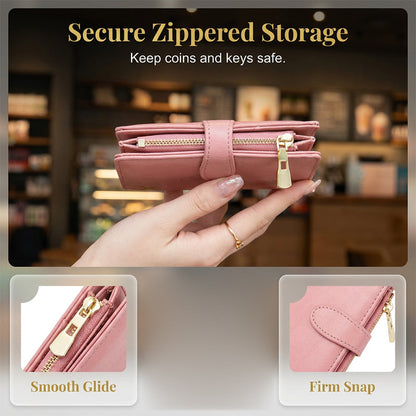 Multi-functional RFID Blocking Travel Passport Wallet