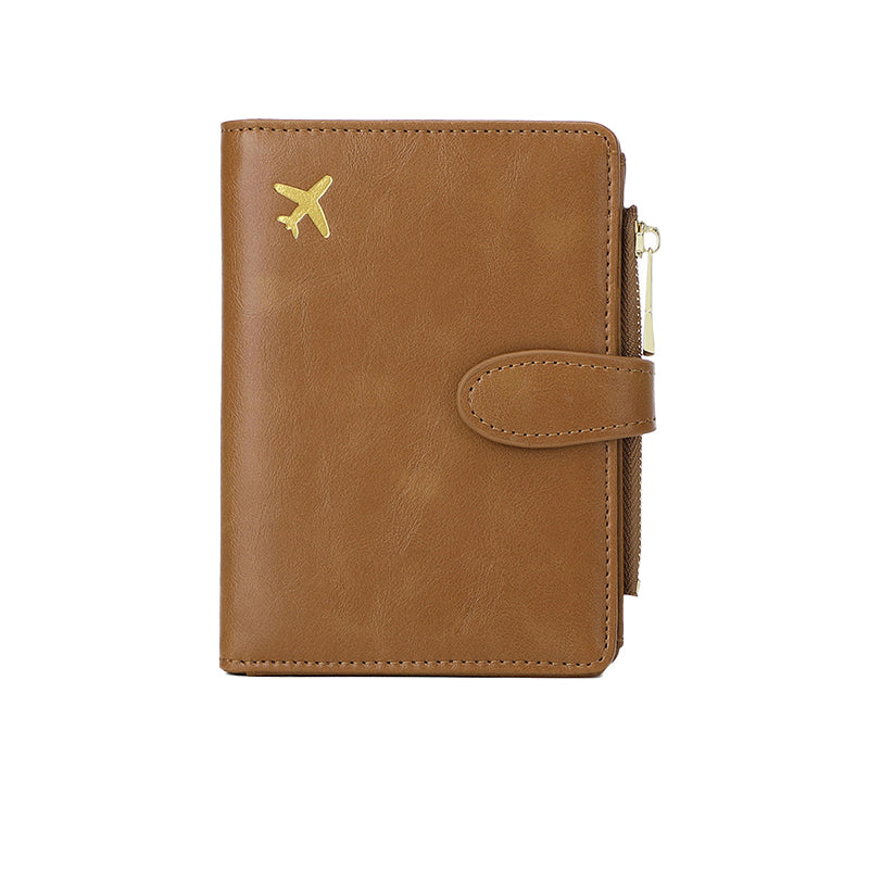 Multi-functional RFID Blocking Travel Passport Wallet