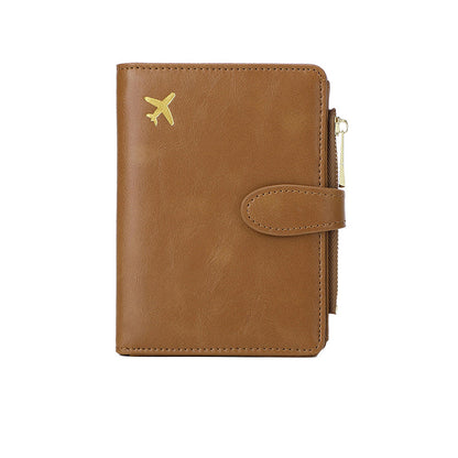 Multi-functional RFID Blocking Travel Passport Wallet