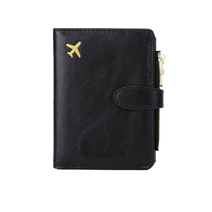 Multi-functional RFID Blocking Travel Passport Wallet