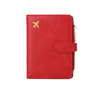 Multi-functional RFID Blocking Travel Passport Wallet