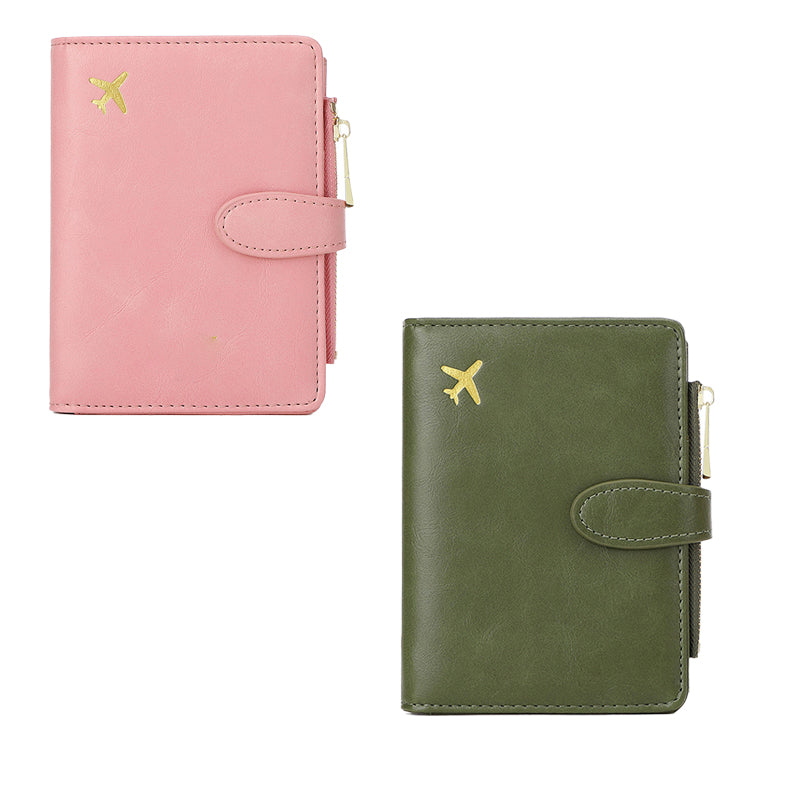 Multi-functional RFID Blocking Travel Passport Wallet