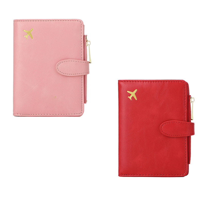 Multi-functional RFID Blocking Travel Passport Wallet