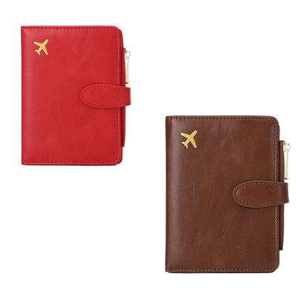 Multi-functional RFID Blocking Travel Passport Wallet