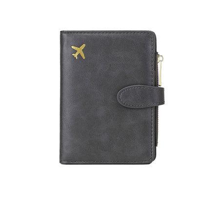 Multi-functional RFID Blocking Travel Passport Wallet