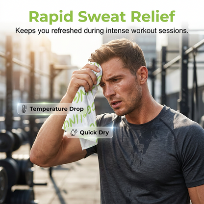 🧊BUY MORE SAVE MORE💦 Instant cooling towel – portable, breathable, perfect for workouts & travel!