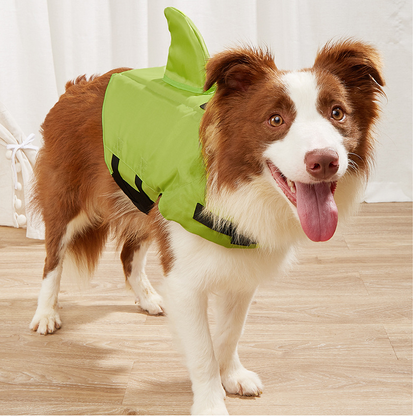 📢📢40% OFF !! ⏰ Adjustable Shark-Shaped Dog Life Vest – Your Pup Will Look Fin-Tastic! | Safety Float + Cute Design