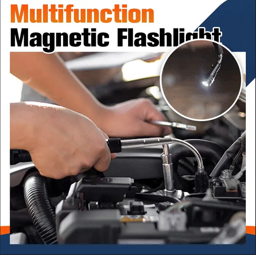 📢📢42% OFF !! ⏰Multifunctional Magnetic Telescopic Flashlight