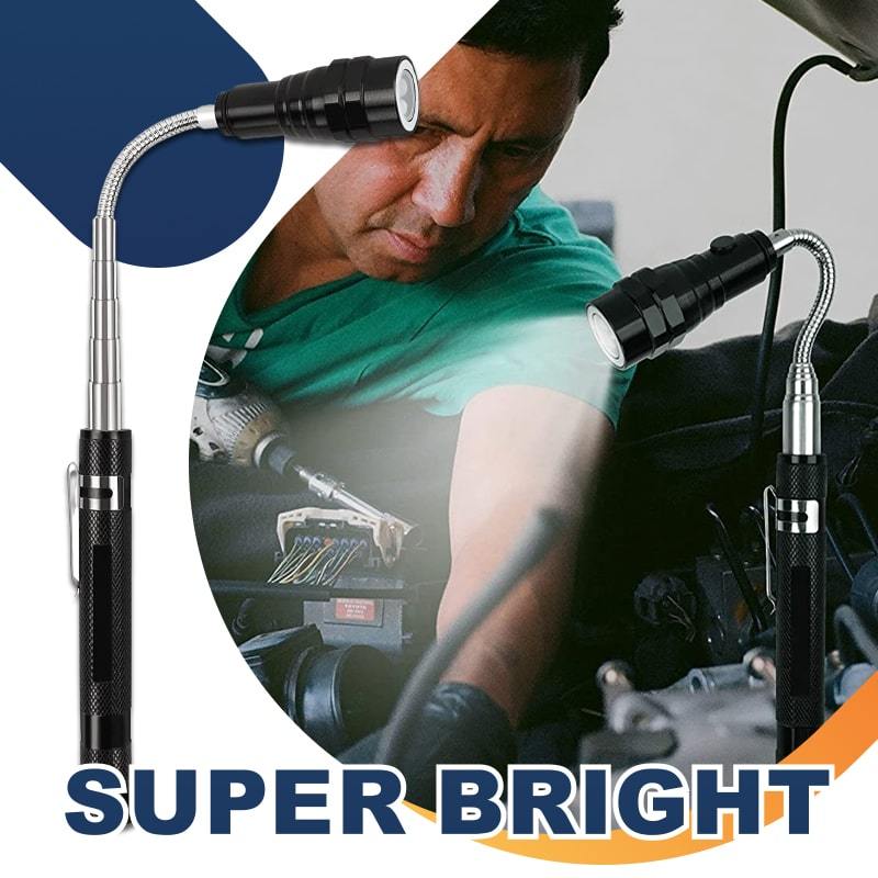 📢📢42% OFF !! ⏰Multifunctional Magnetic Telescopic Flashlight