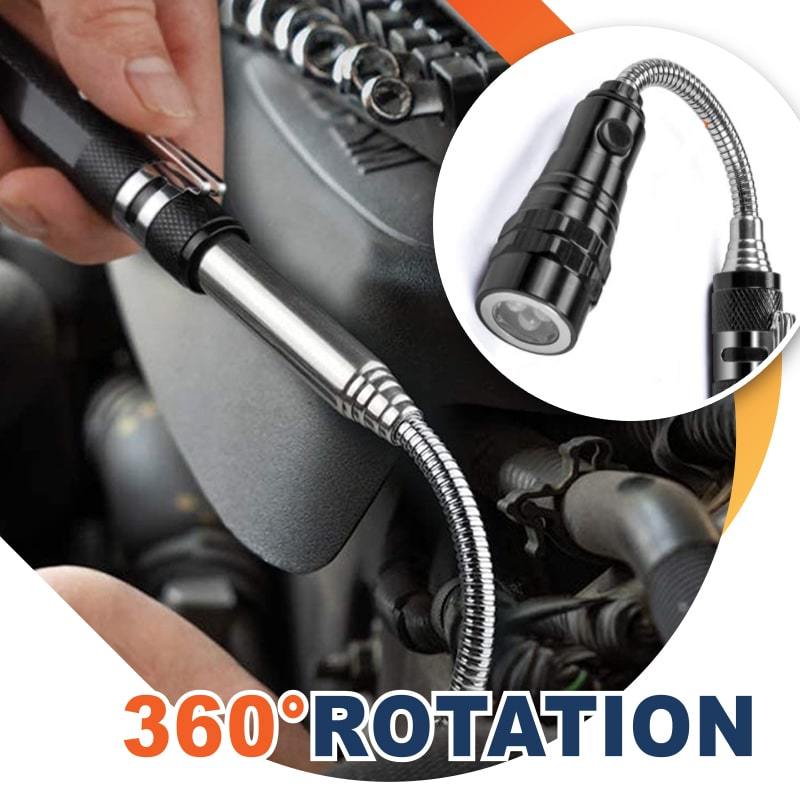 📢📢42% OFF !! ⏰Multifunctional Magnetic Telescopic Flashlight