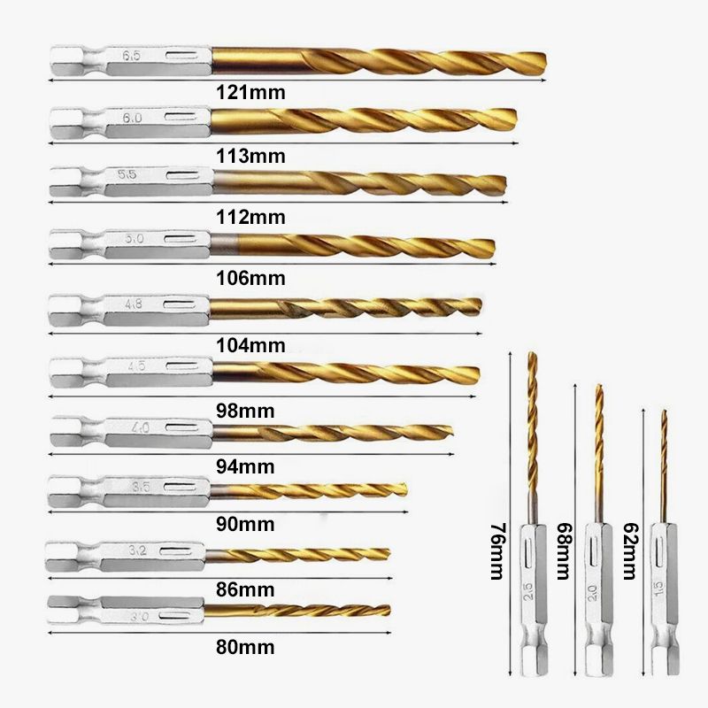 🔥Hot Sale🔧13PCS Multipurpose Drill Bit Set