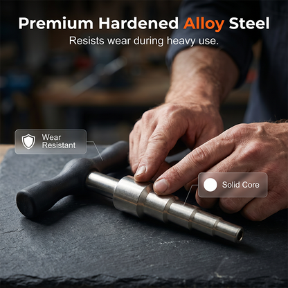 🔧 LIMITED-TIME 30% OFF! ✨ Multi-Function Pipe Reaming & Expanding Tool – Hardened Alloy, Stepped Shaft, Ergonomic Grip 🛠️