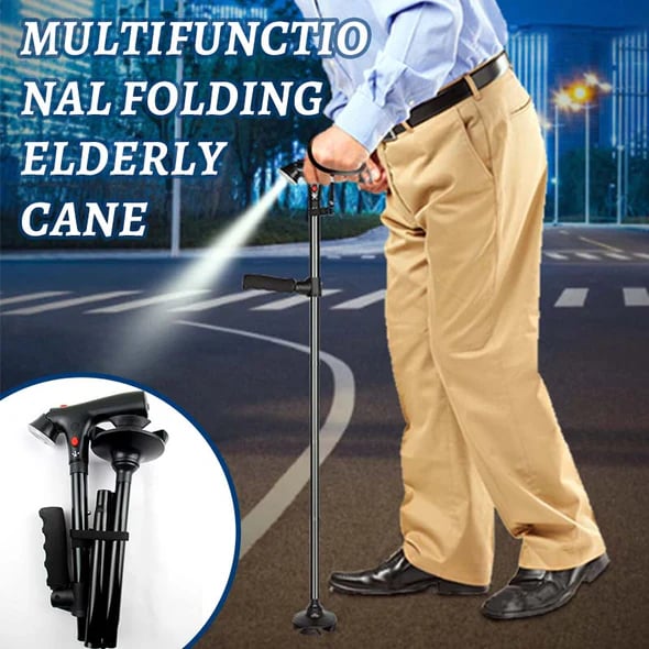 📢📢40% OFF !! ⏰Multifunctional Folding Elderly Cane🦯