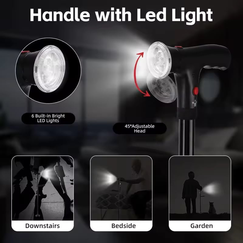 📢📢40% OFF !! ⏰Multifunctional Folding Elderly Cane🦯