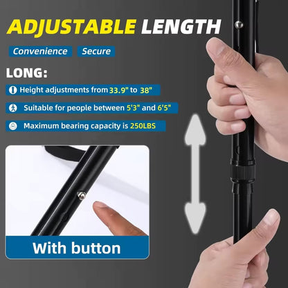 📢📢40% OFF !! ⏰Multifunctional Folding Elderly Cane🦯