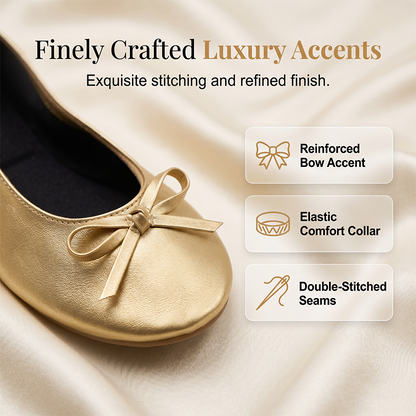 📢📢40% OFF !! ⏰Women's Elegant Foldable Ballet Flats
