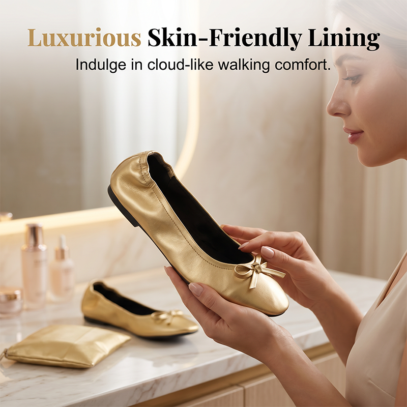 📢📢40% OFF !! ⏰Women's Elegant Foldable Ballet Flats