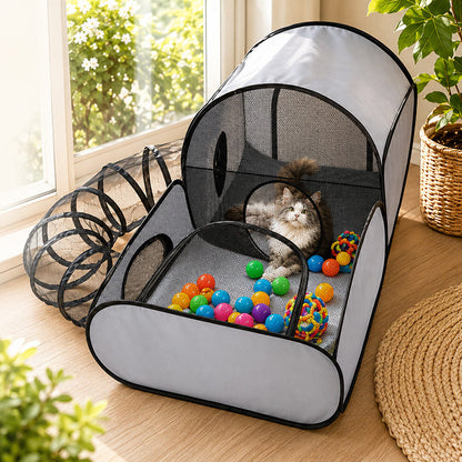 🐾🏠Large Cat Tunnel for Play and Lounging