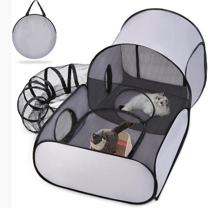 🐾🏠Large Cat Tunnel for Play and Lounging