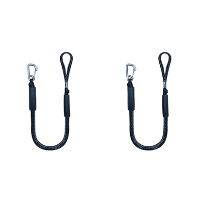 Heavy-Duty Bungee Dock Lines with Stainless Steel Clip🛥️