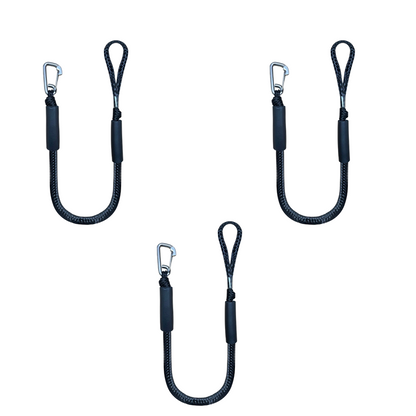 Heavy-Duty Bungee Dock Lines with Stainless Steel Clip🛥️