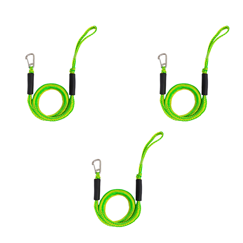 Heavy-Duty Bungee Dock Lines with Stainless Steel Clip🛥️