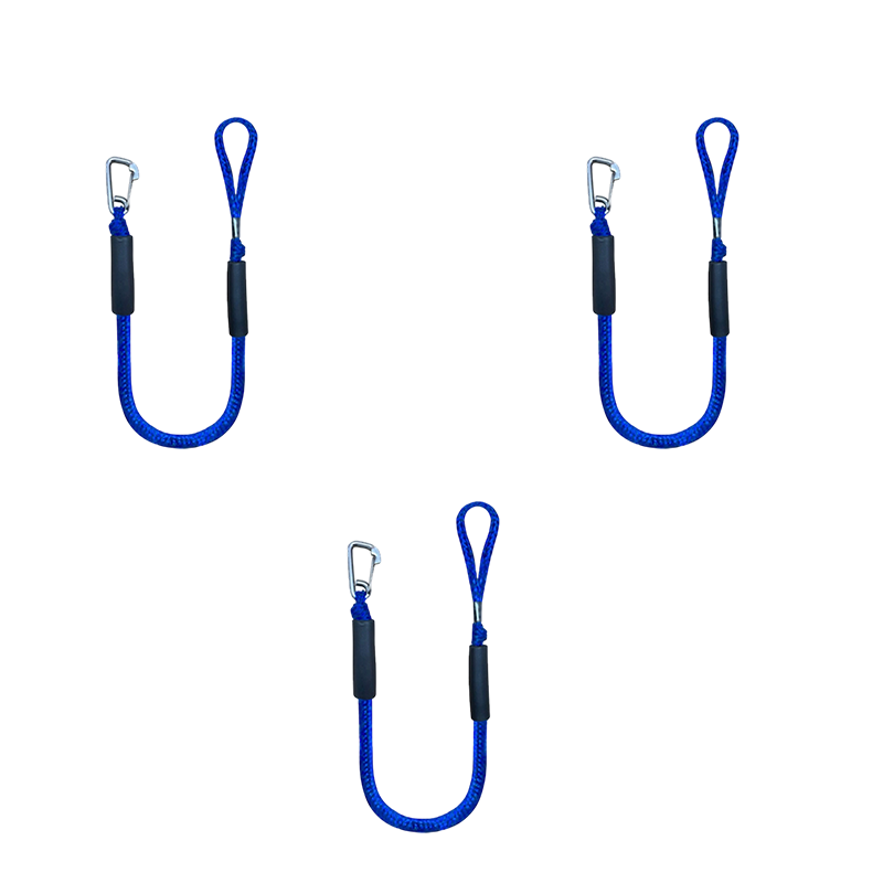 Heavy-Duty Bungee Dock Lines with Stainless Steel Clip🛥️
