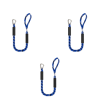 Heavy-Duty Bungee Dock Lines with Stainless Steel Clip🛥️