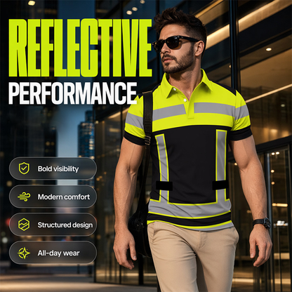 🎁2026 New Arrivals 49% OFF💥Men's High Visibility Reflective Short Sleeve Shirt