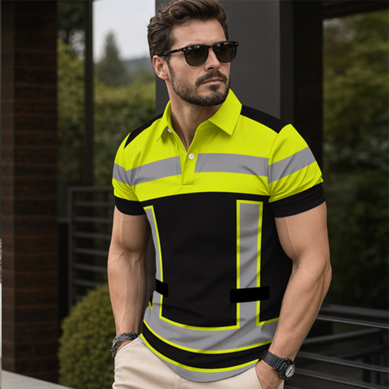 🎁2026 New Arrivals 49% OFF💥Men's High Visibility Reflective Short Sleeve Shirt