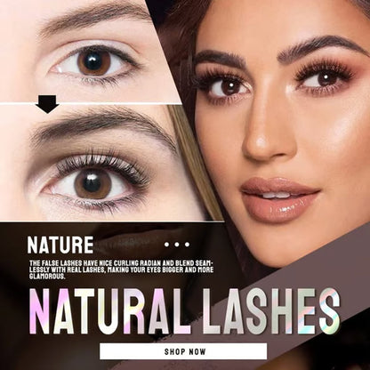 ✨ 2026 Sale — Over 49,000 Sold! 👀 Glue-Free Self-Adhesive Lashes – 3-Second, Natural & Reusable
