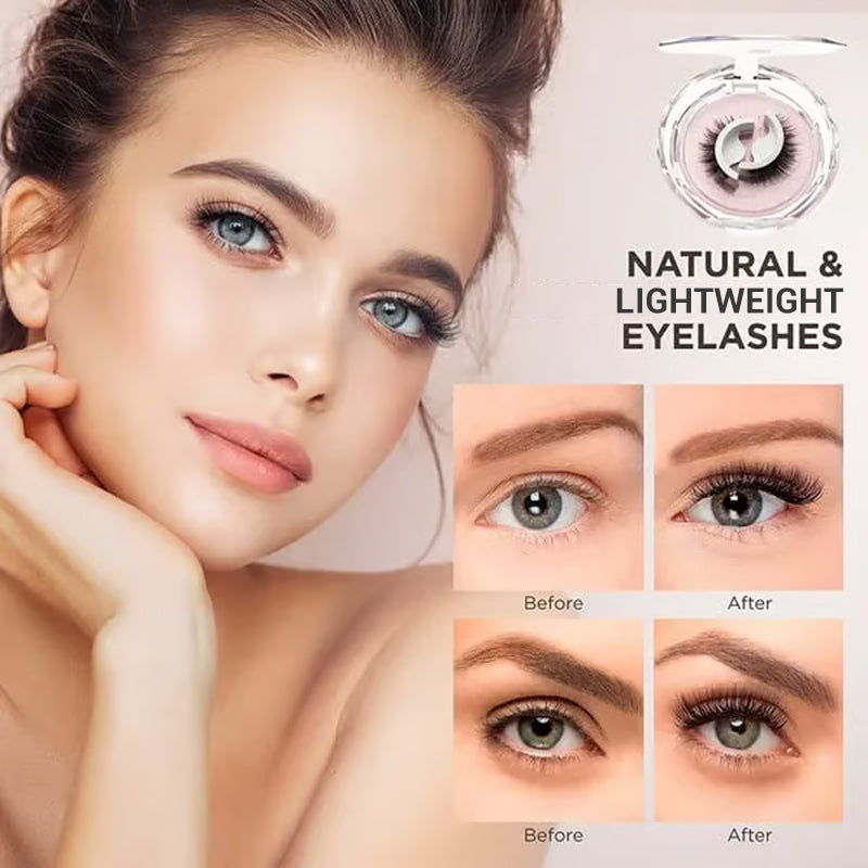 ✨ 2026 Sale — Over 49,000 Sold! 👀 Glue-Free Self-Adhesive Lashes – 3-Second, Natural & Reusable