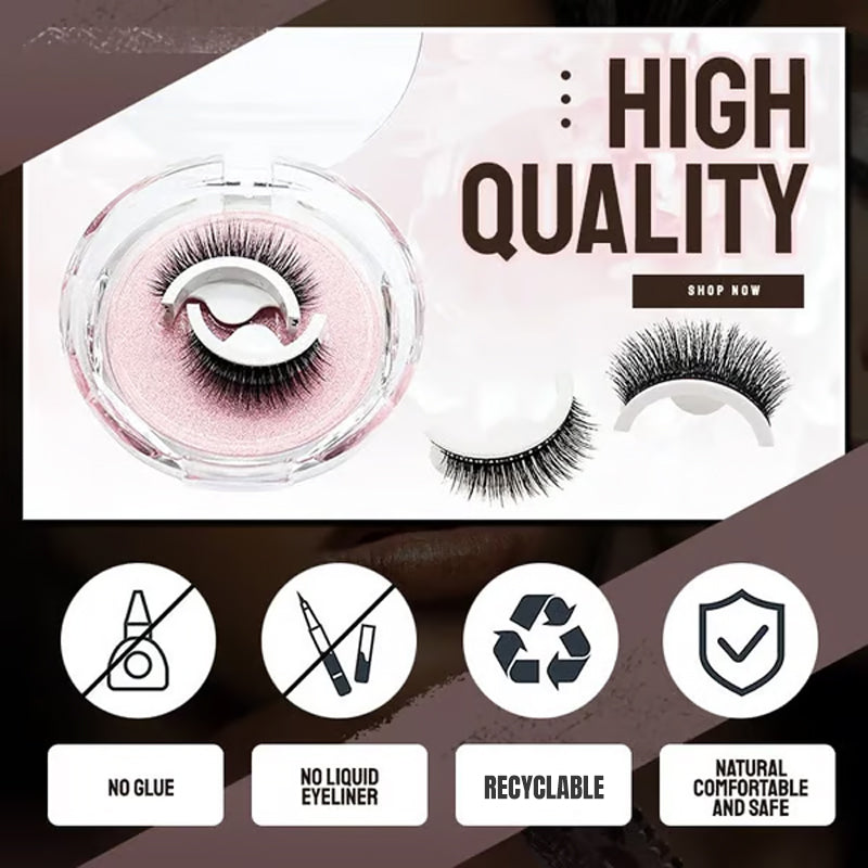 ✨ 2026 Sale — Over 49,000 Sold! 👀 Glue-Free Self-Adhesive Lashes – 3-Second, Natural & Reusable