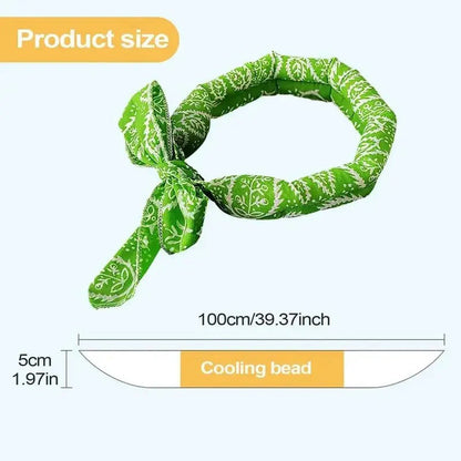 🎀Cooling Collar – Summer Relief for Dogs & Cats 🌞❄️No Freezer Needed • Made for  Heatwaves!